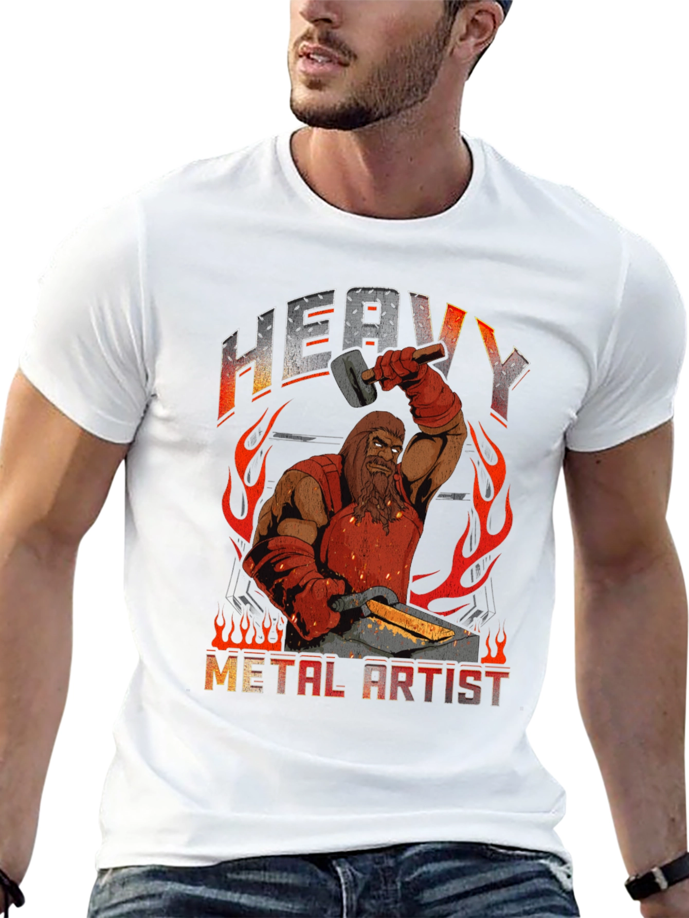 Heavy Metal Artist T-Shirt - Black