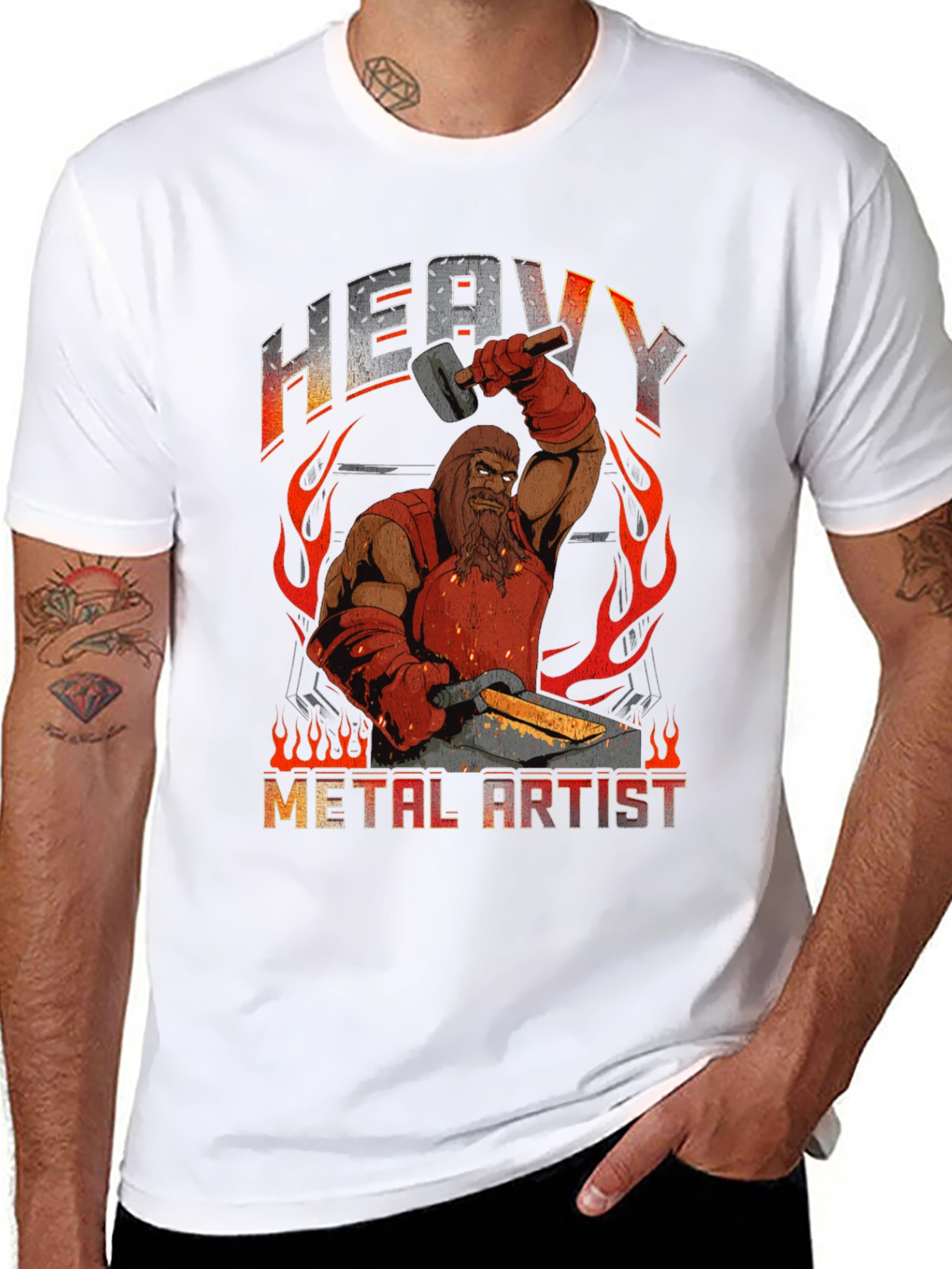 Heavy Metal Artist T-Shirt - Black