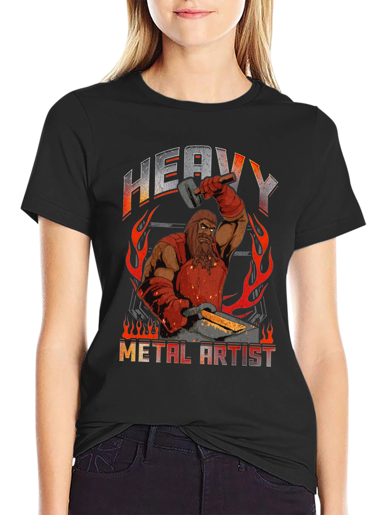 Heavy Metal Artist T-Shirt - Black