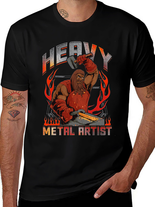 Heavy Metal Artist T-Shirt - Black