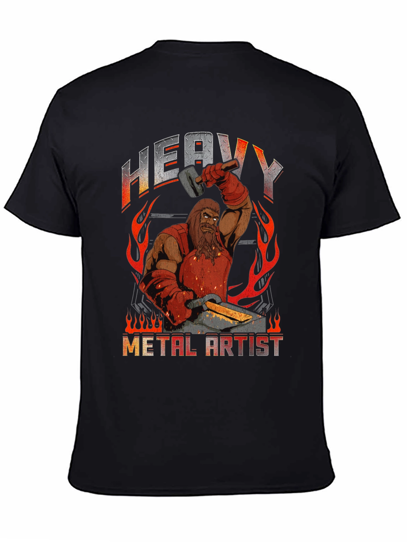 Heavy Metal Artist T-Shirt - Black