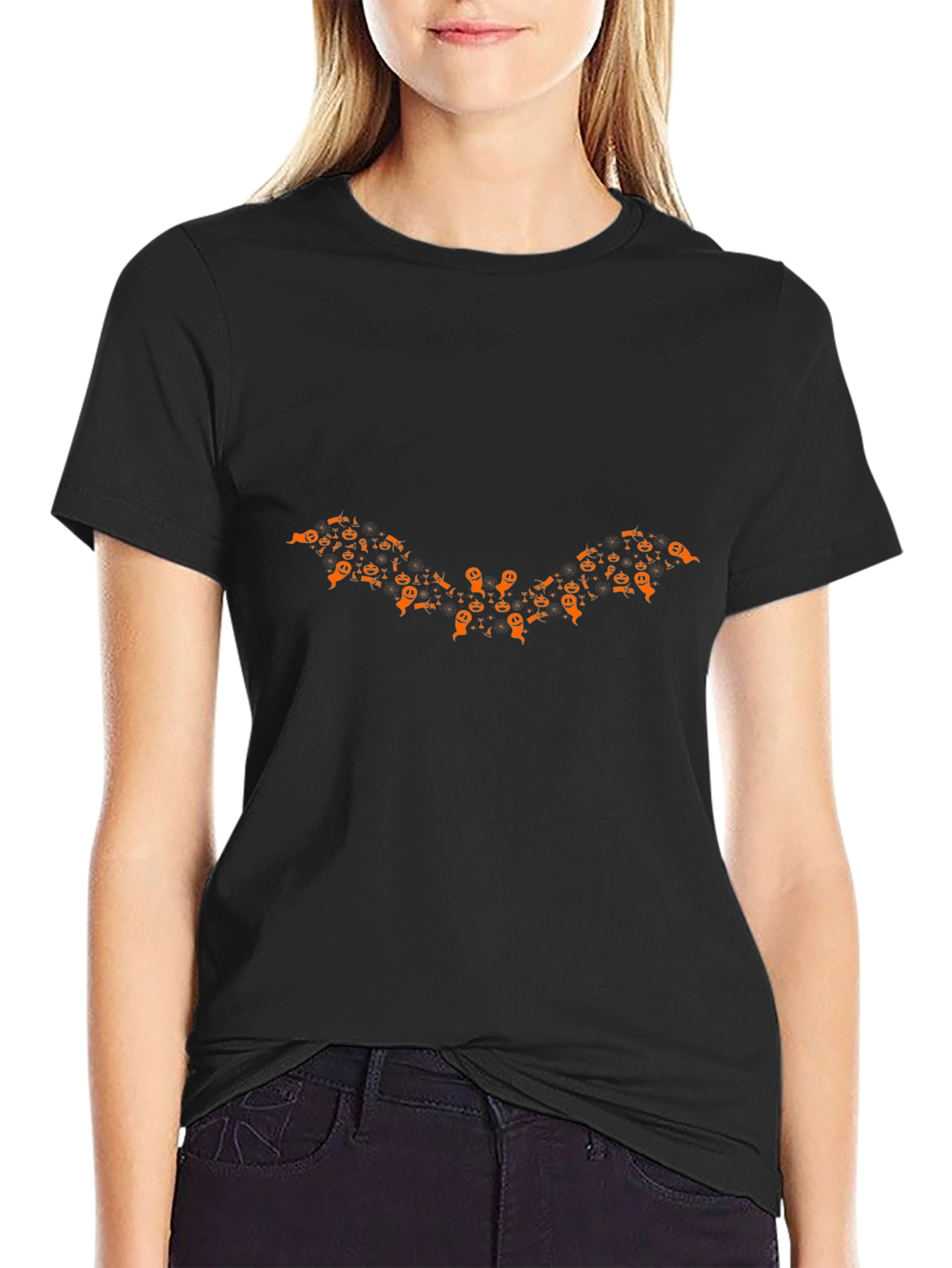 Halloween Bat Graphic Tee