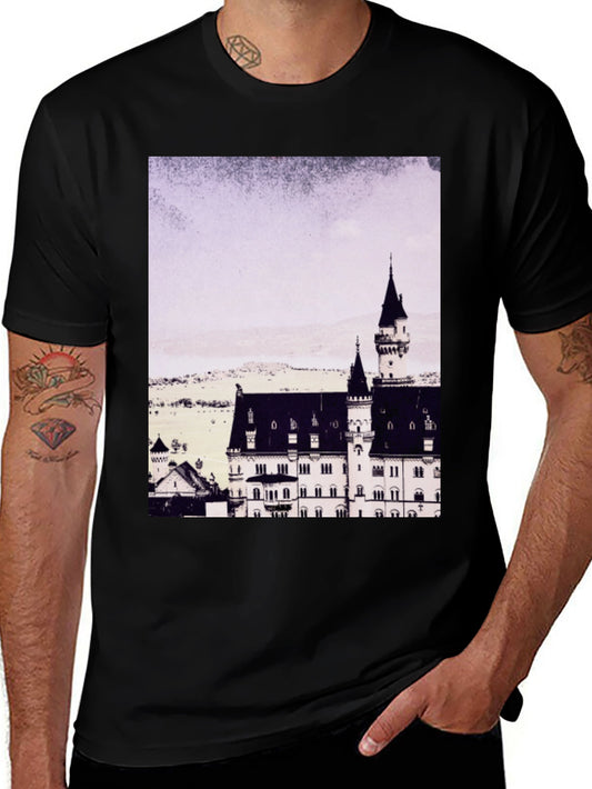 Castle Graphic Tee - Mens Black T-Shirt