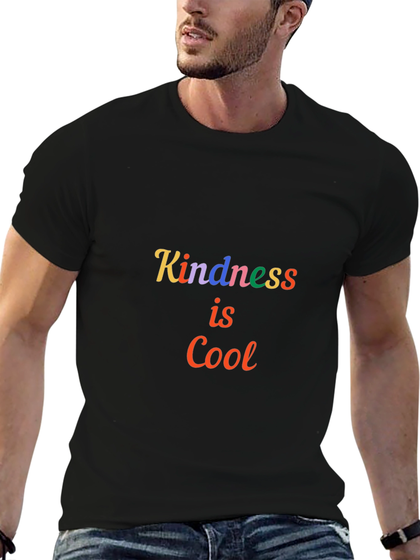 Kindness is Cool Black T-Shirt