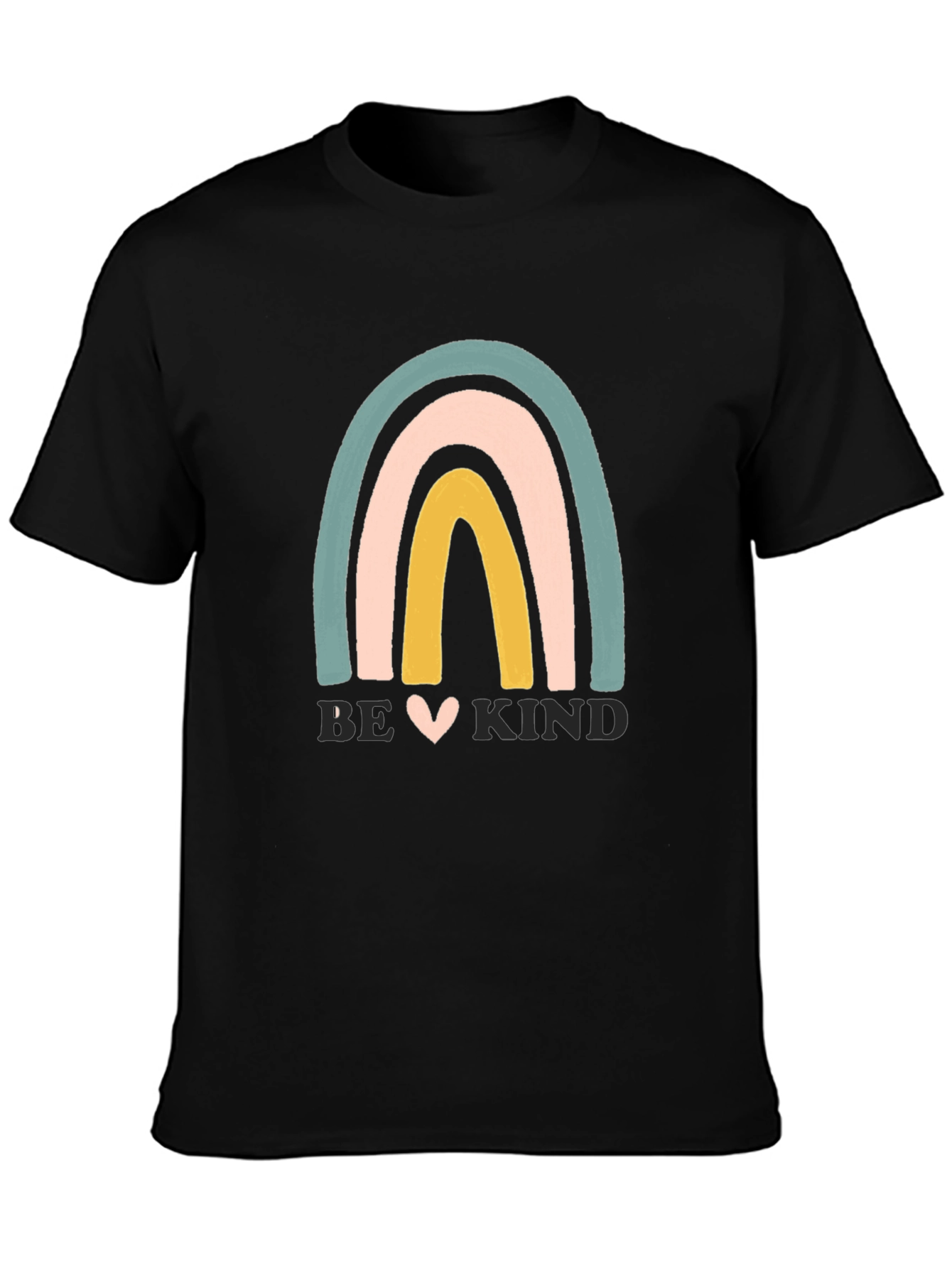 Be Kind Rainbow Graphic Tee - Unisex T-Shirt