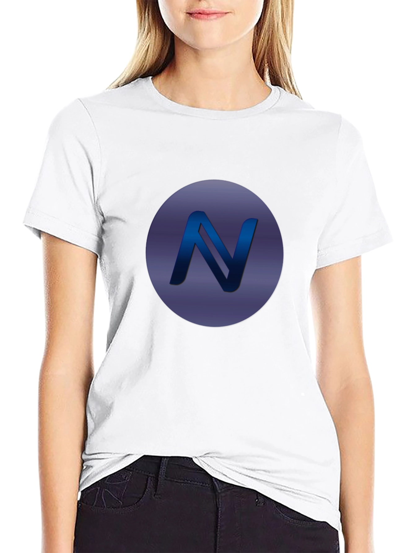 Modern N Logo Black T-Shirt