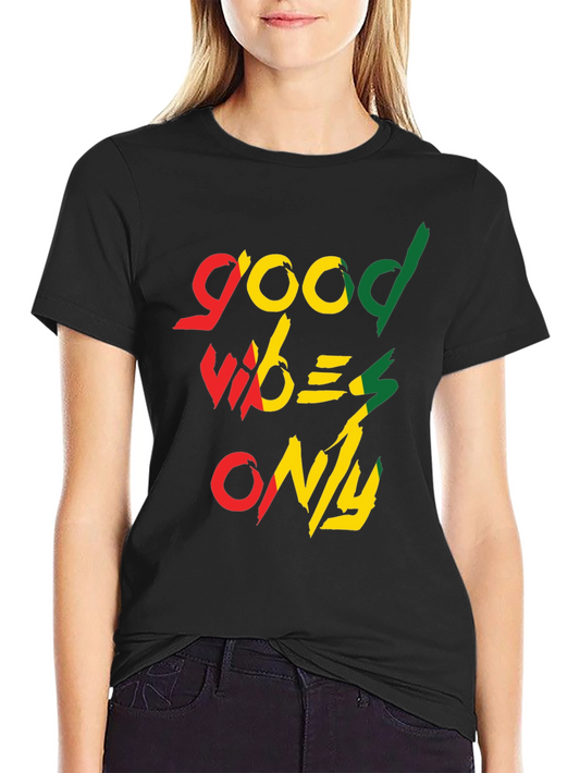 Good Vibes Only Graphic Tee - Black T-Shirt