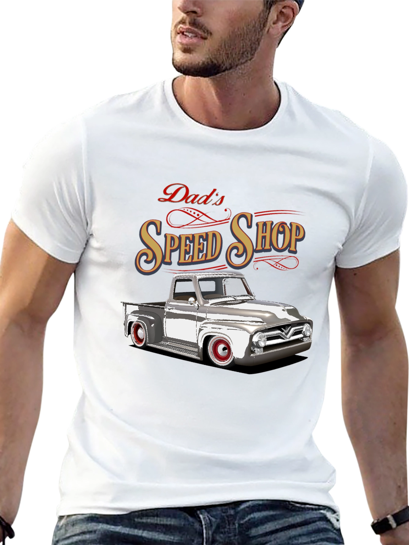 Dads Speed Shop Graphic Tee