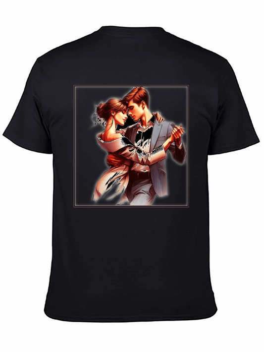 Elegant Tango Dance Graphic T-Shirt