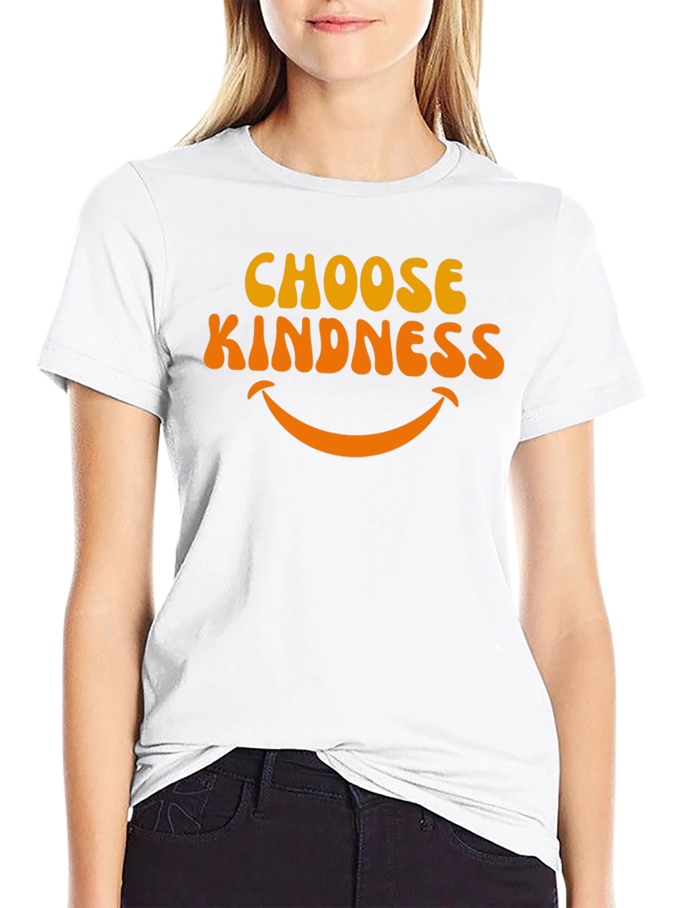 Choose Kindness T-Shirt - Smiley Face Graphic Tee
