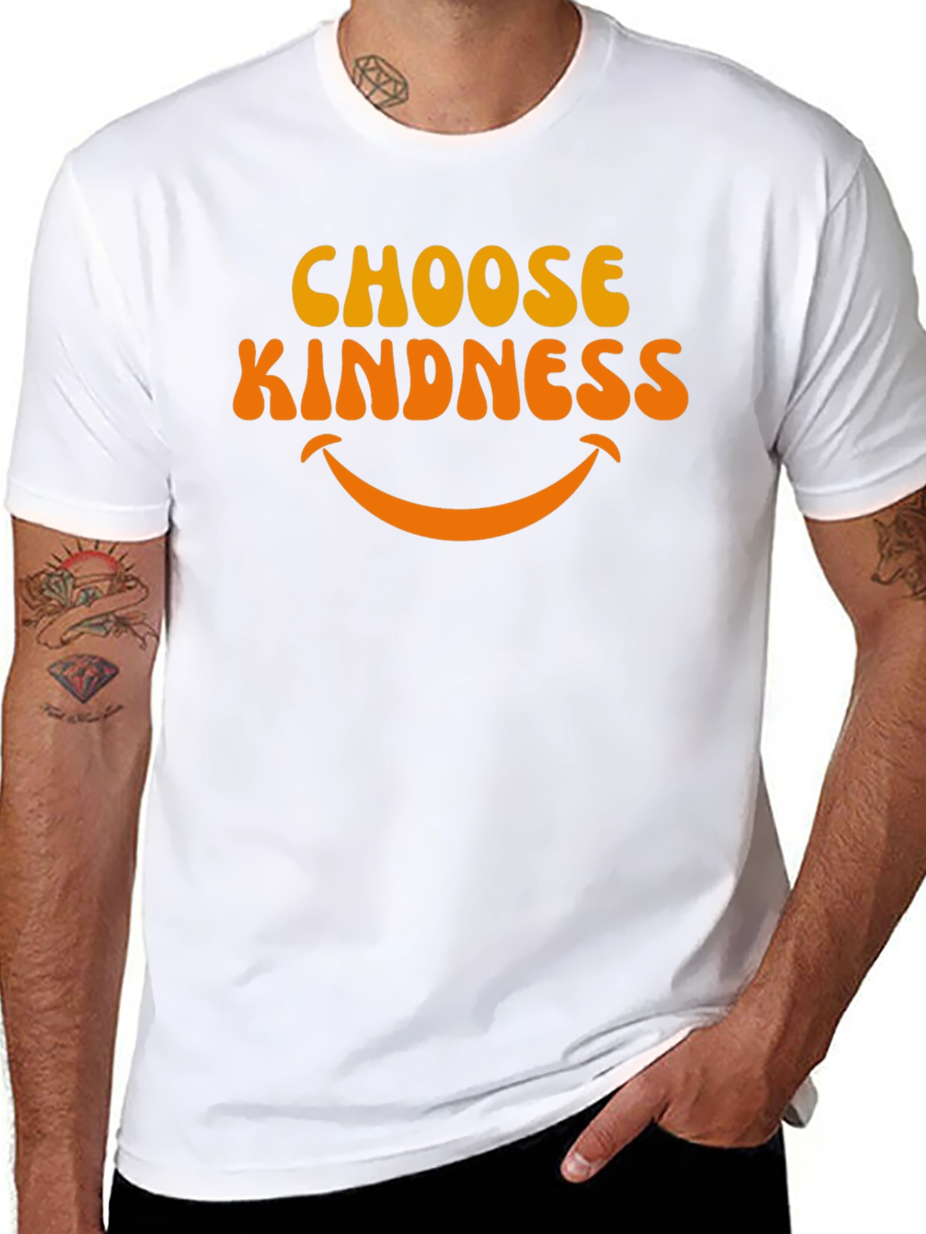 Choose Kindness T-Shirt - Smiley Face Graphic Tee