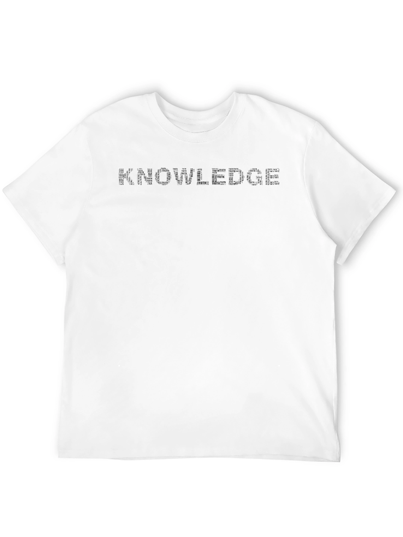 Knowledge Mens Black Graphic Tee