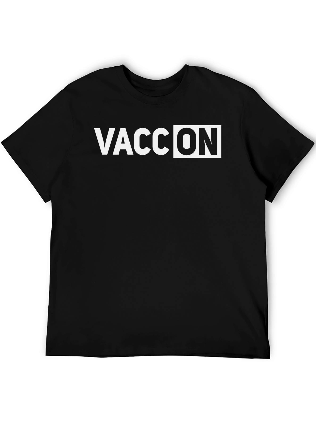 Vacc On Black T-Shirt