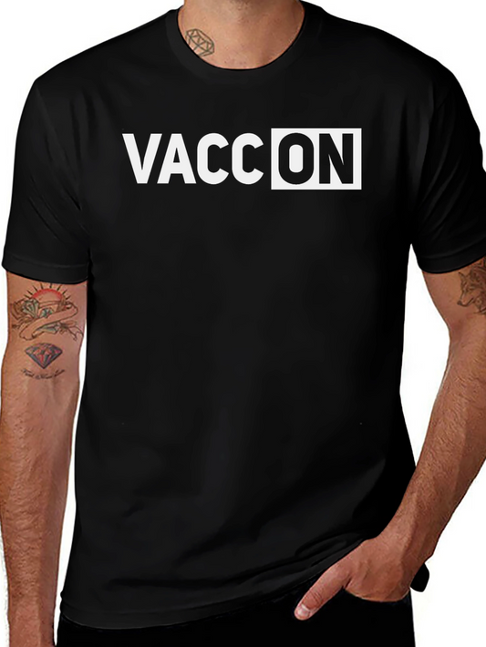 Vacc On Black T-Shirt