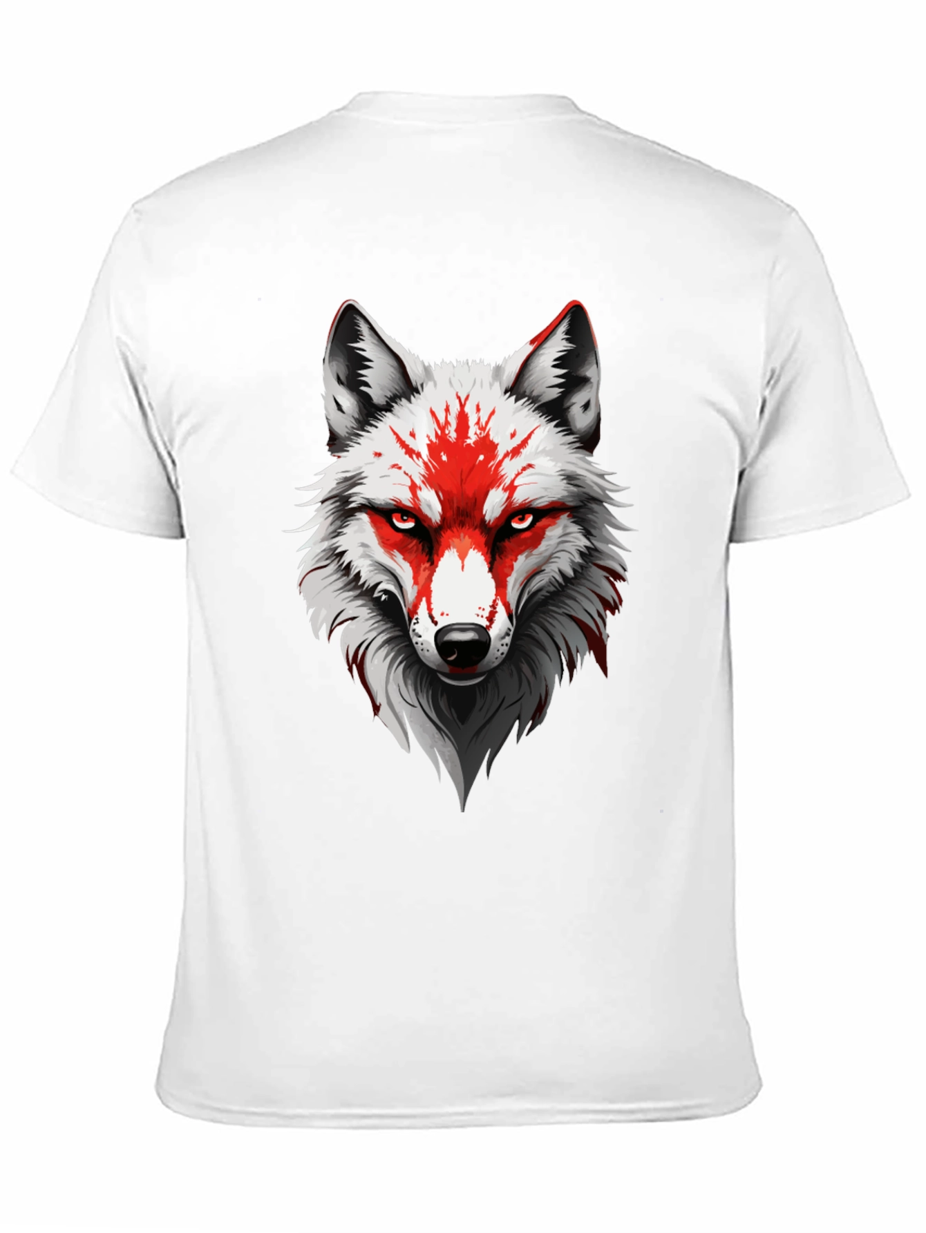 Wolf Graphic Tee - Stylish Mens Black T-Shirt