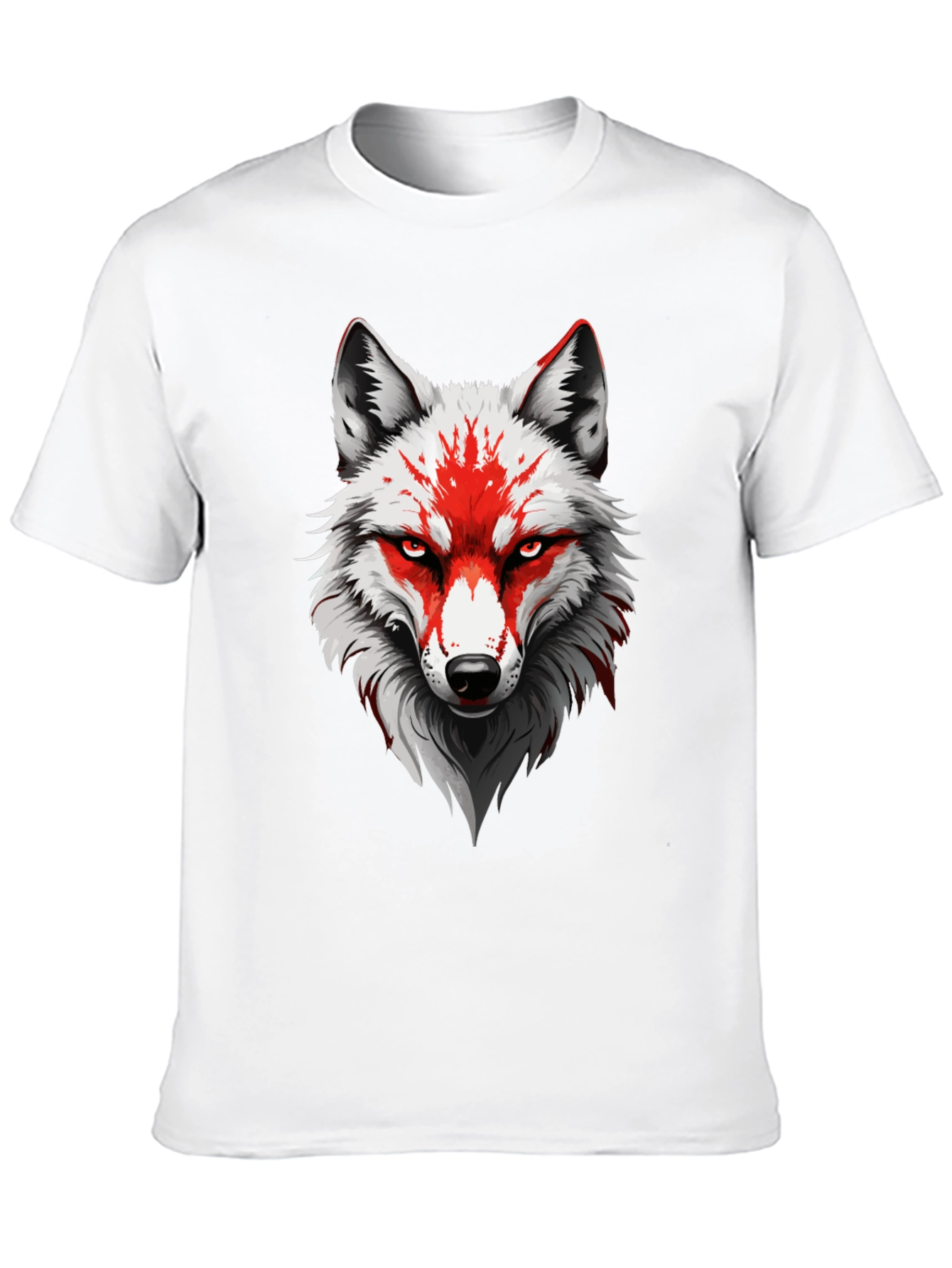 Wolf Graphic Tee - Stylish Mens Black T-Shirt