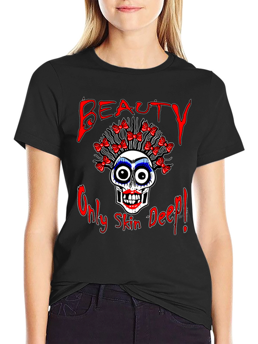 Beauty Skull Graphic Tee