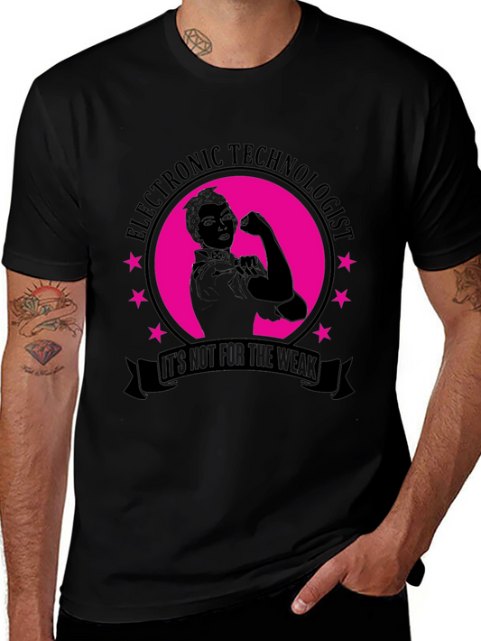 Electronic Technologist T-Shirt - Rosie Riveter Style