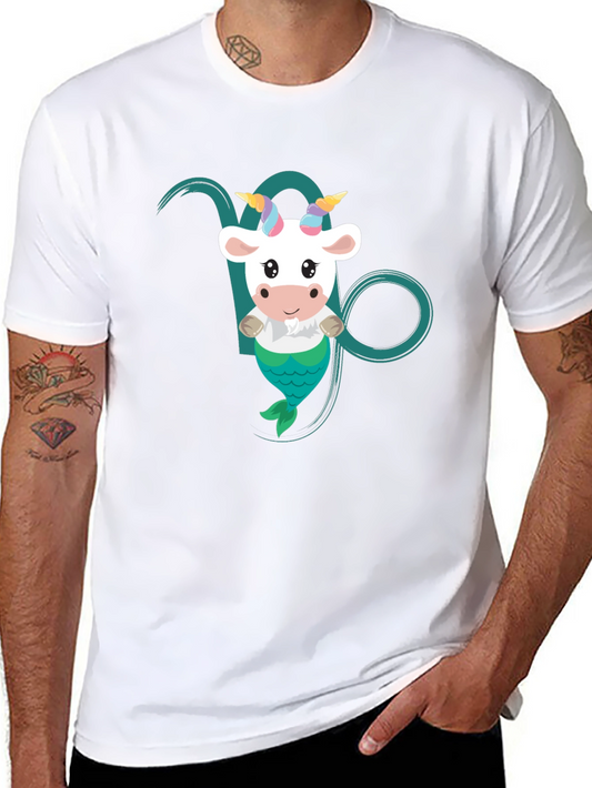 Capricorn Mermaid Goat T-Shirt