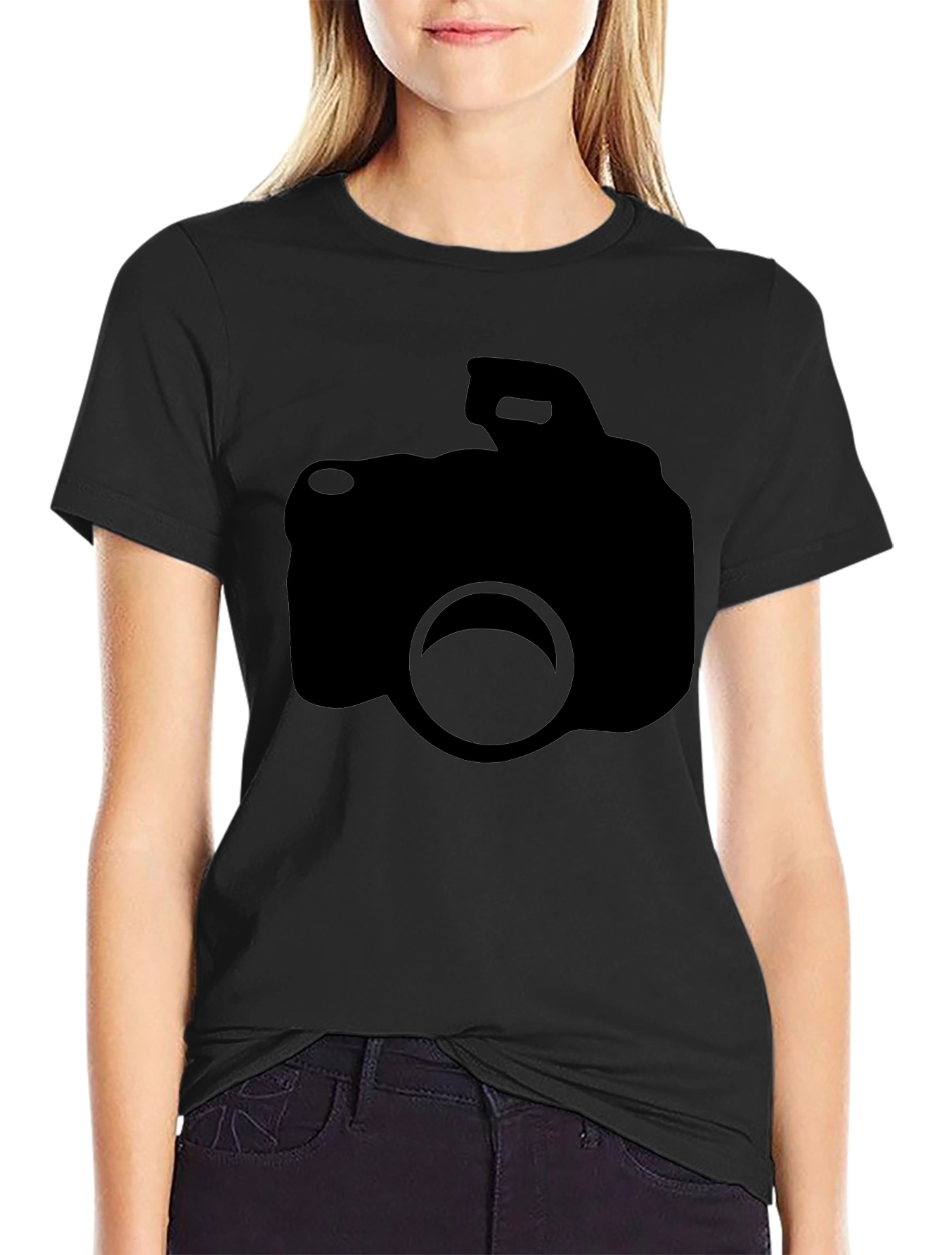 Camera Graphic Black T-Shirt