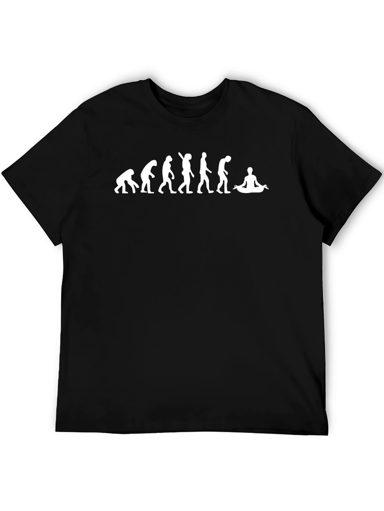 Evolution to Yoga Black T-Shirt