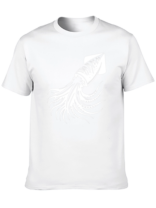 Squid Graphic T-Shirt - Black