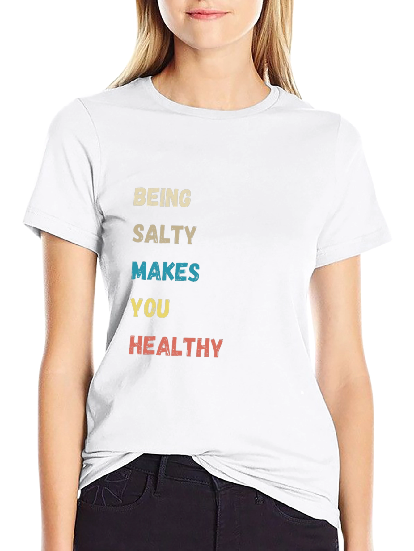 Salty Makes You Healthy Graphic Tee