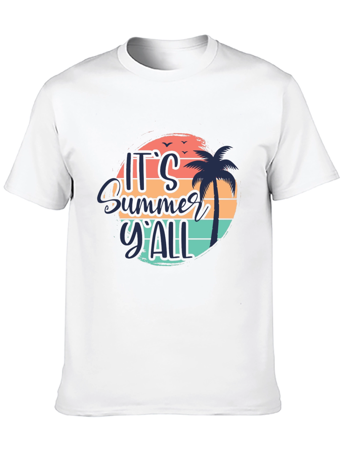 Its Summer YAll Black Graphic Tee