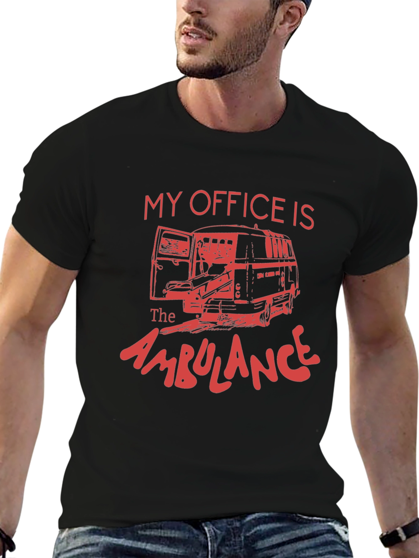 My Office Is The Ambulance Graphic Tee