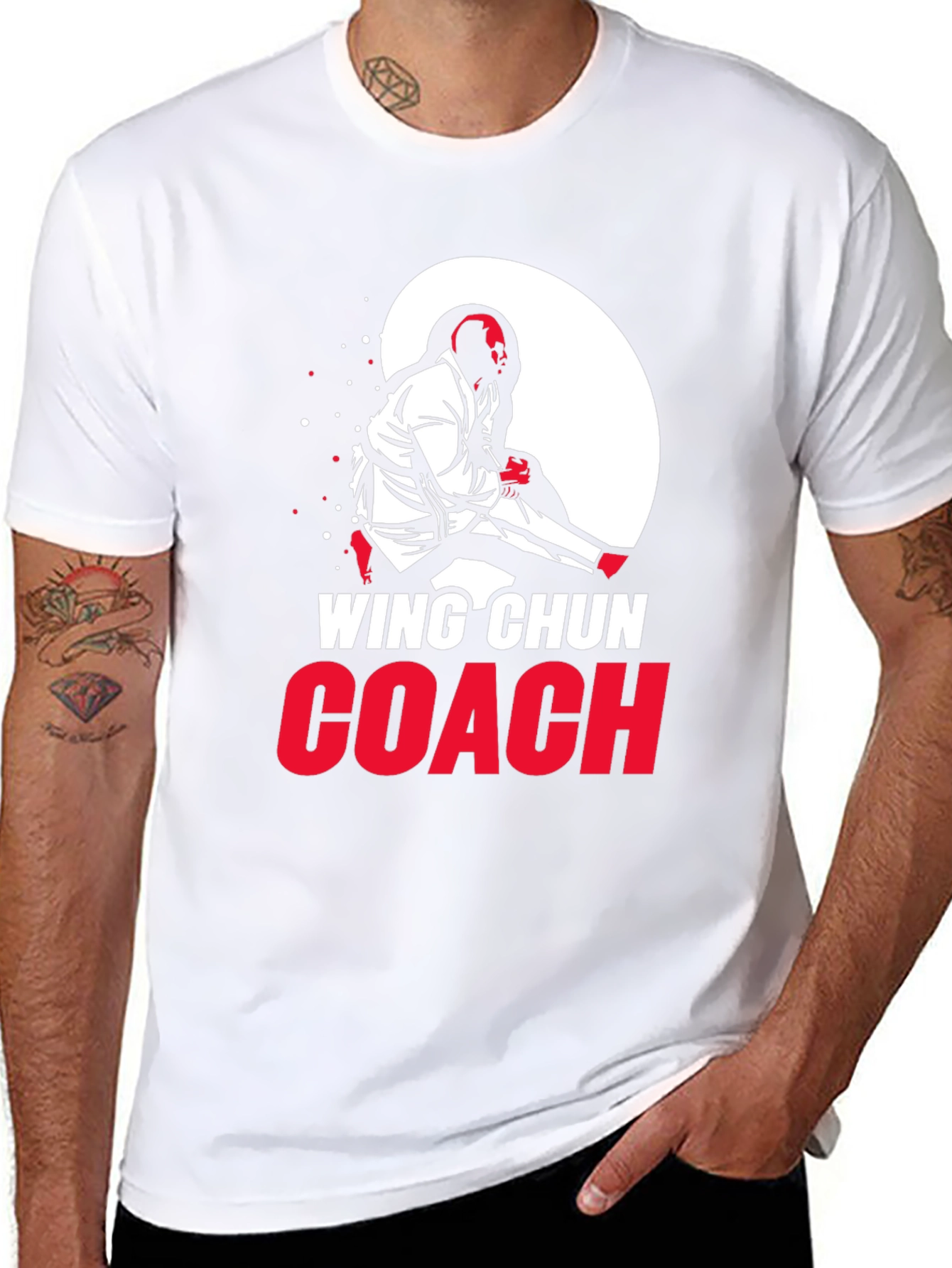 Wing Chun Coach T-Shirt - Martial Arts Training Tee