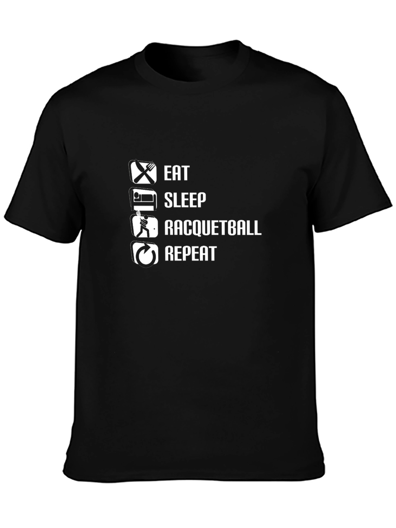 Eat Sleep Racquetball Repeat T-Shirt