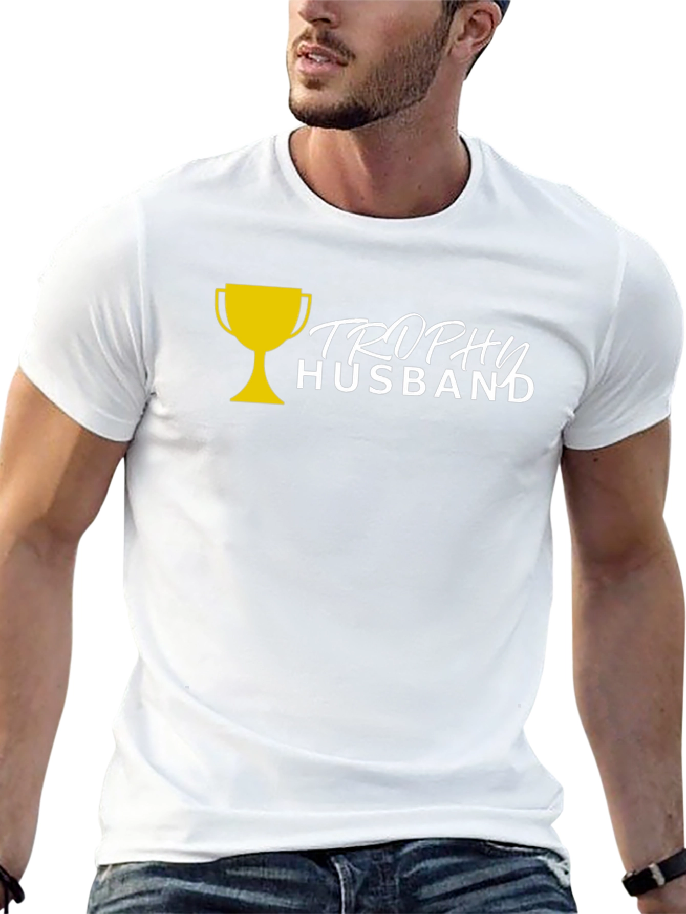 Trophy Husband Graphic Tee - Novelty T-Shirt