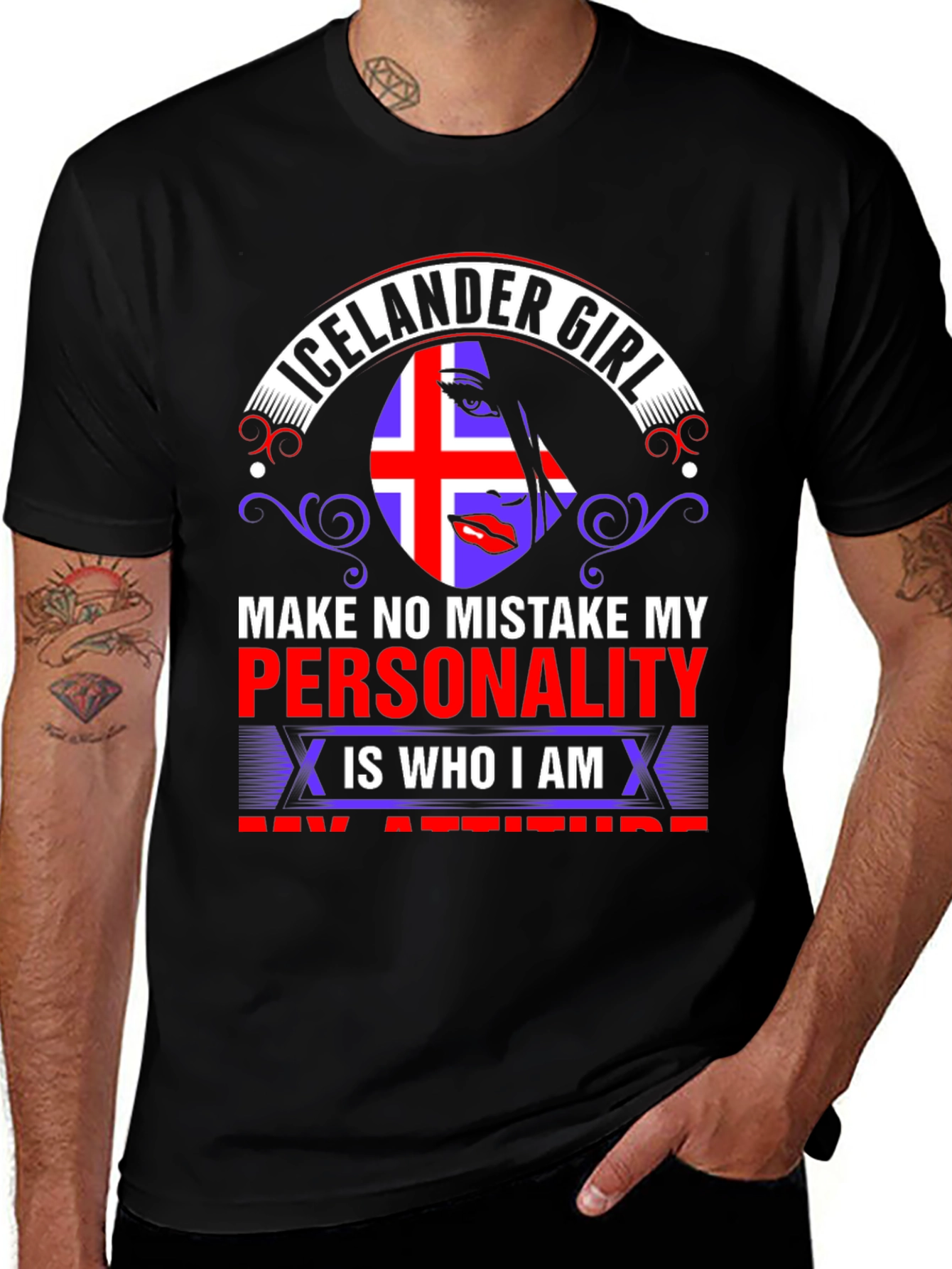 Icelander Girl Personality T-Shirt