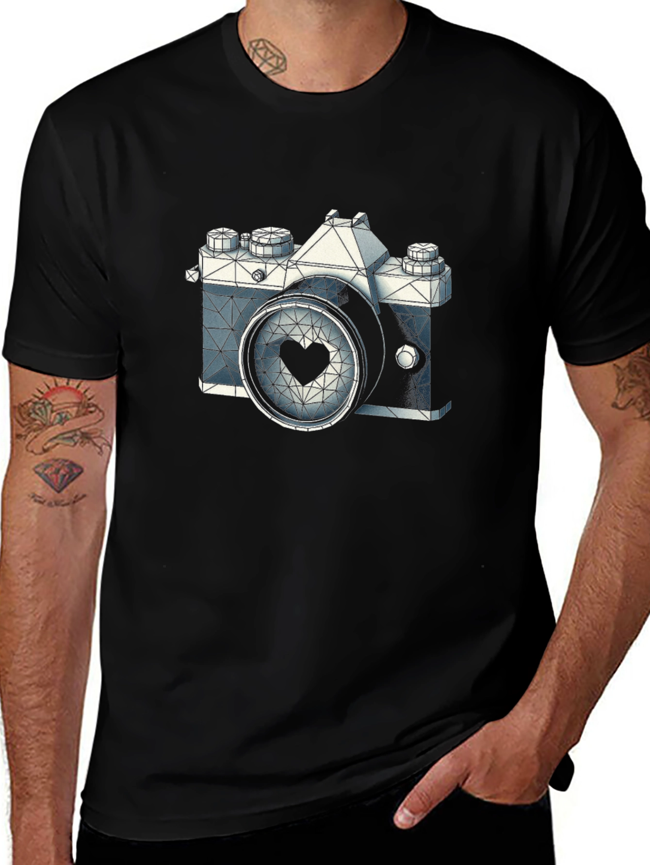 Retro Camera Graphic Tee - Photography Lover