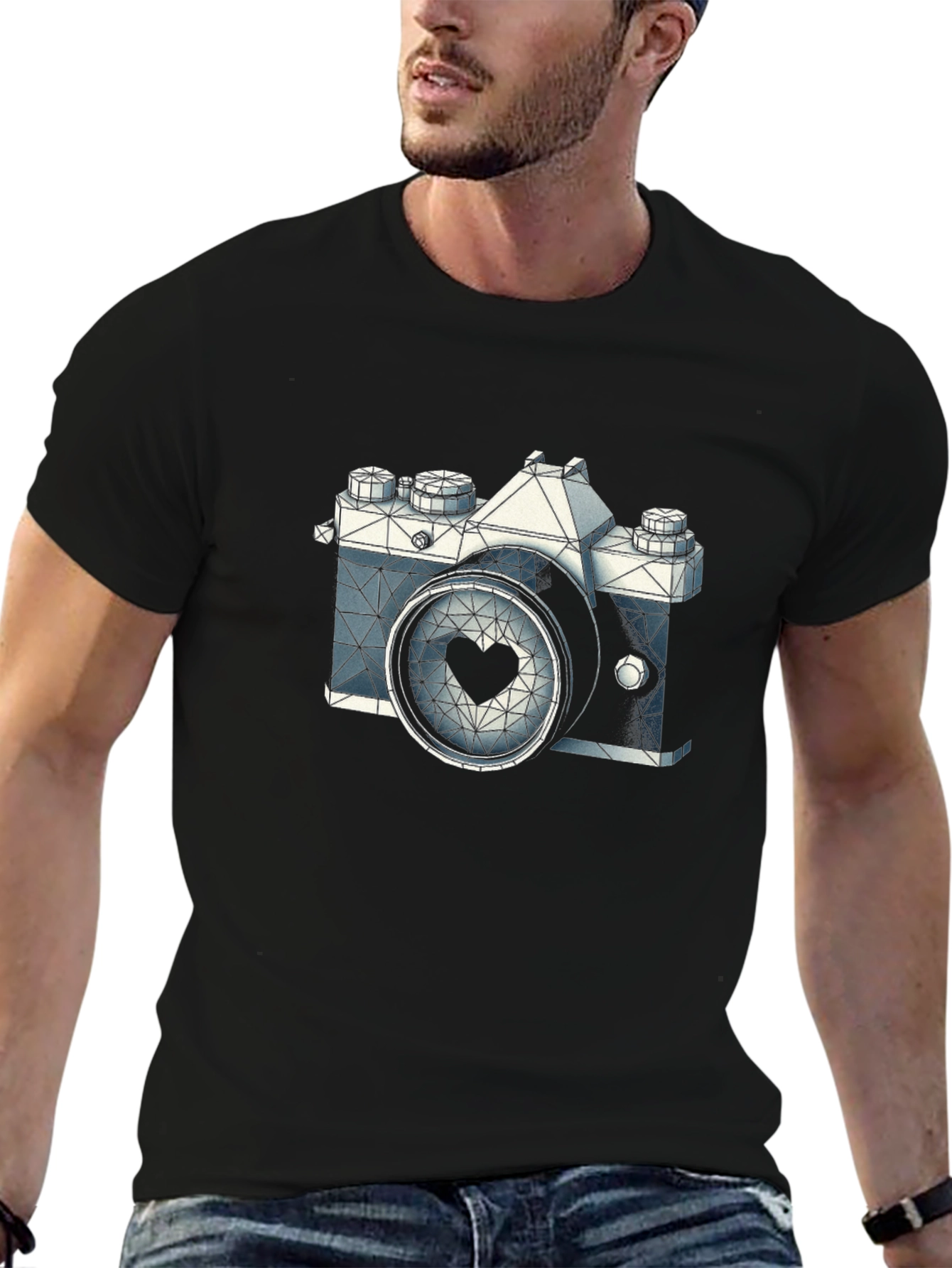 Retro Camera Graphic Tee - Photography Lover