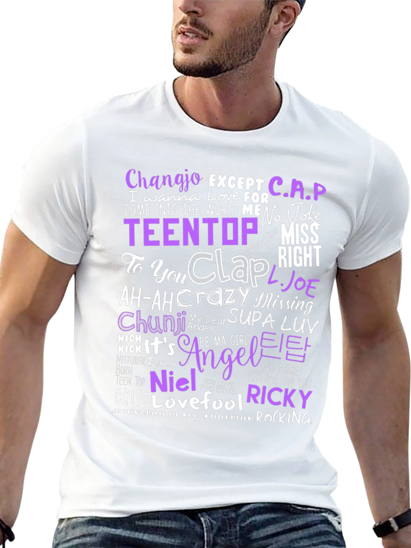 TEEN TOP Lyrics T-Shirt - K-Pop Fan Apparel