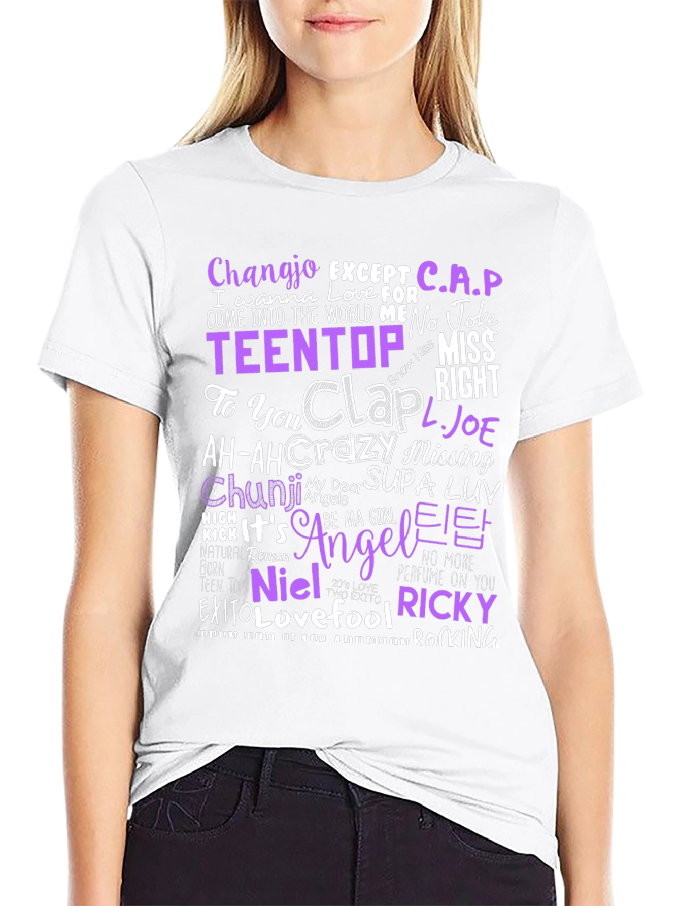 TEEN TOP Lyrics T-Shirt - K-Pop Fan Apparel
