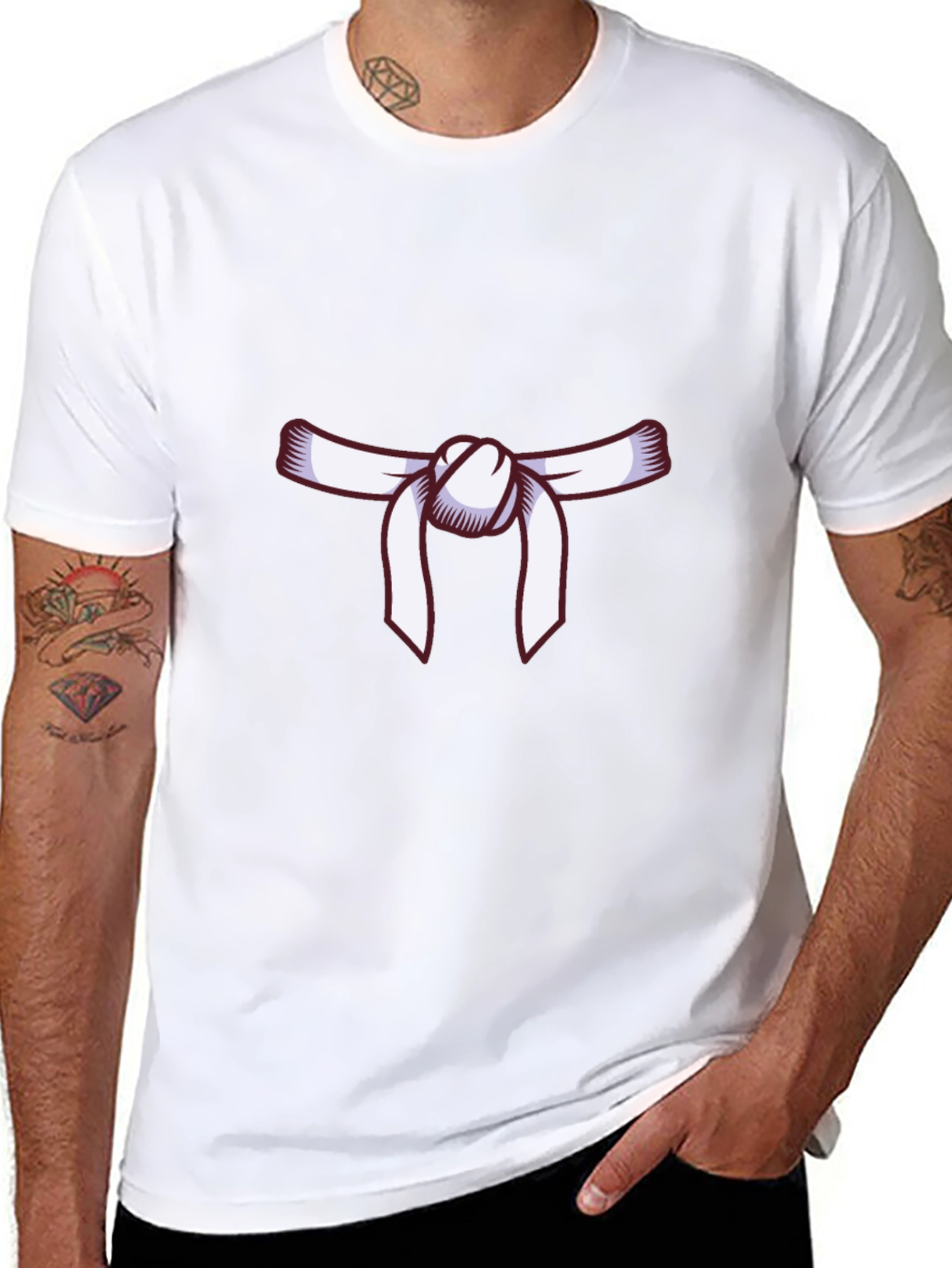 Karate Belt Graphic Tee - Martial Arts Style