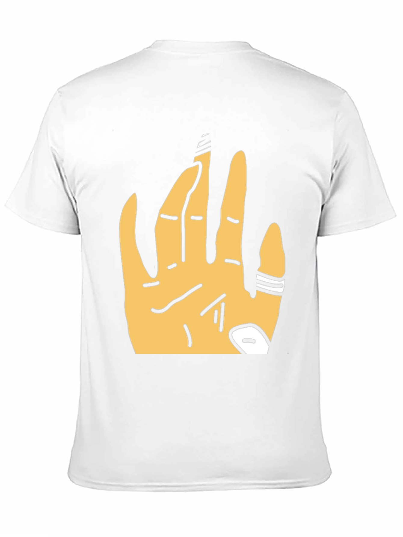 Graphic Tee - Hand Design Black T-Shirt