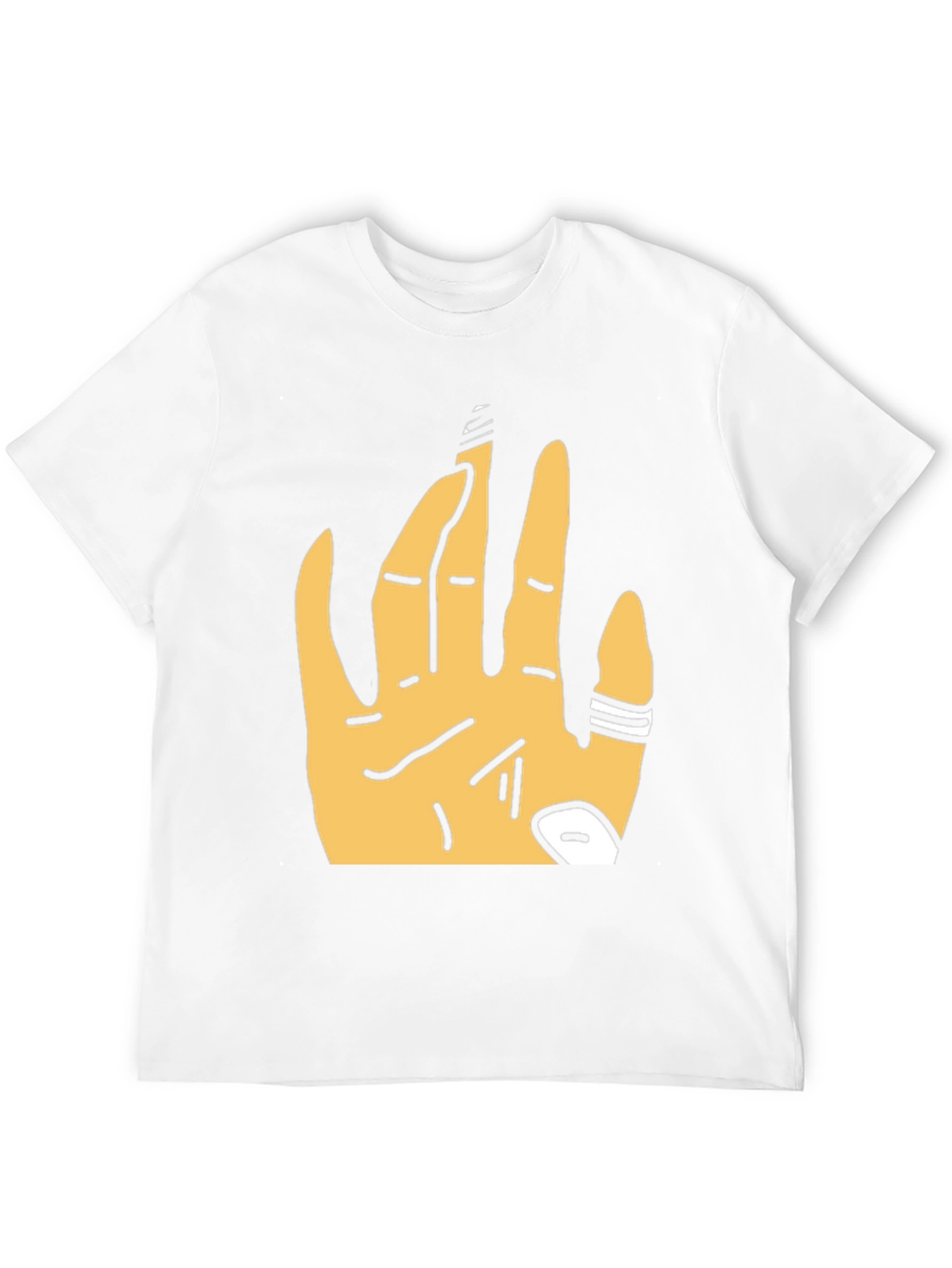 Graphic Tee - Hand Design Black T-Shirt