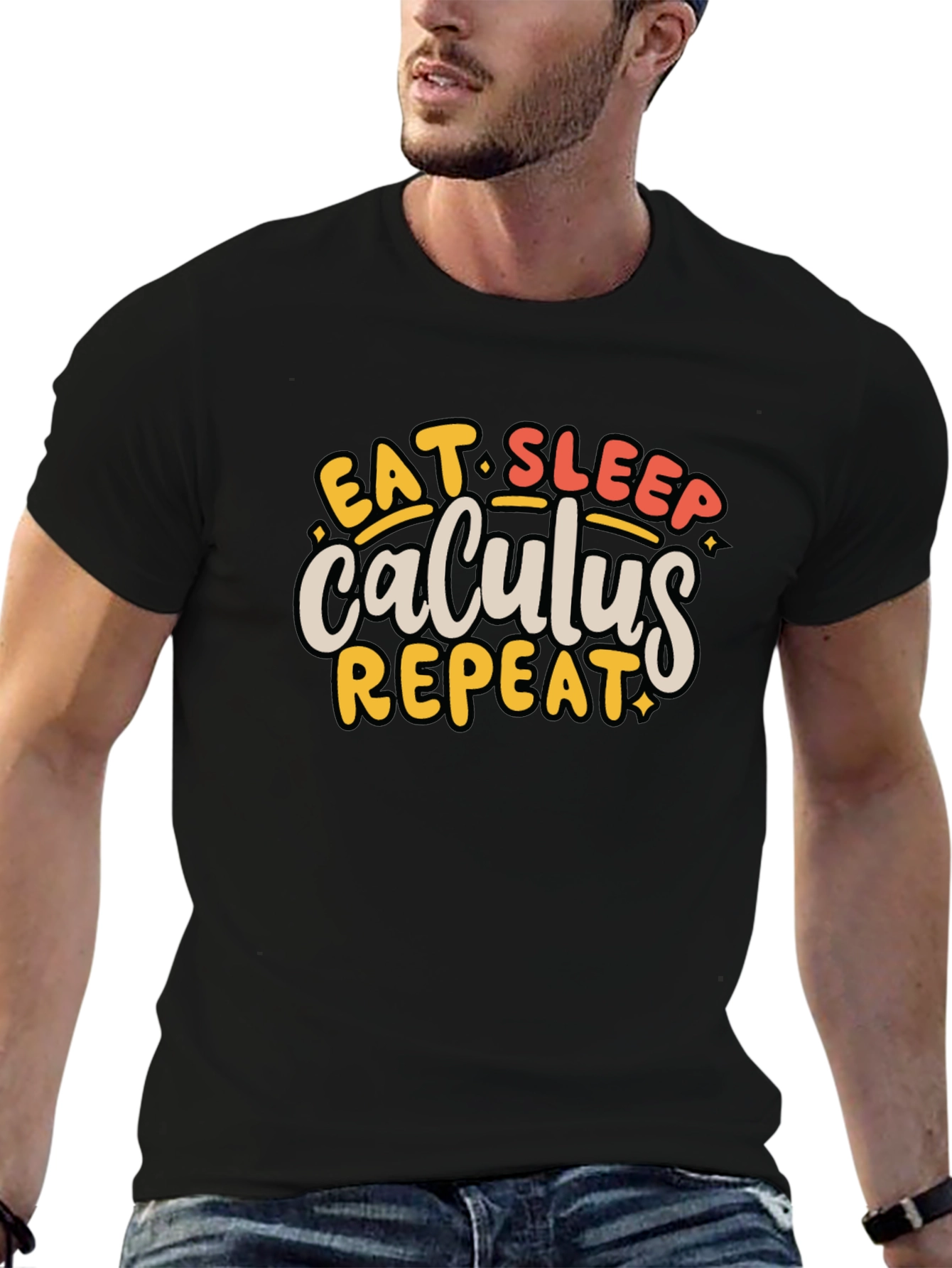 Calculus T-Shirt - Eat Sleep Repeat - Math Student