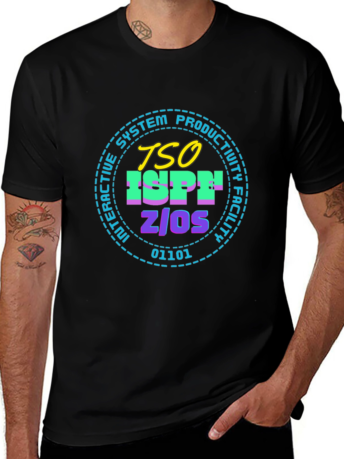 Retro TSO ISPF Z/OS Graphic Tee