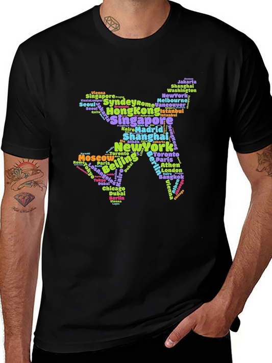 Travelers Cities Airplane Graphic Tee