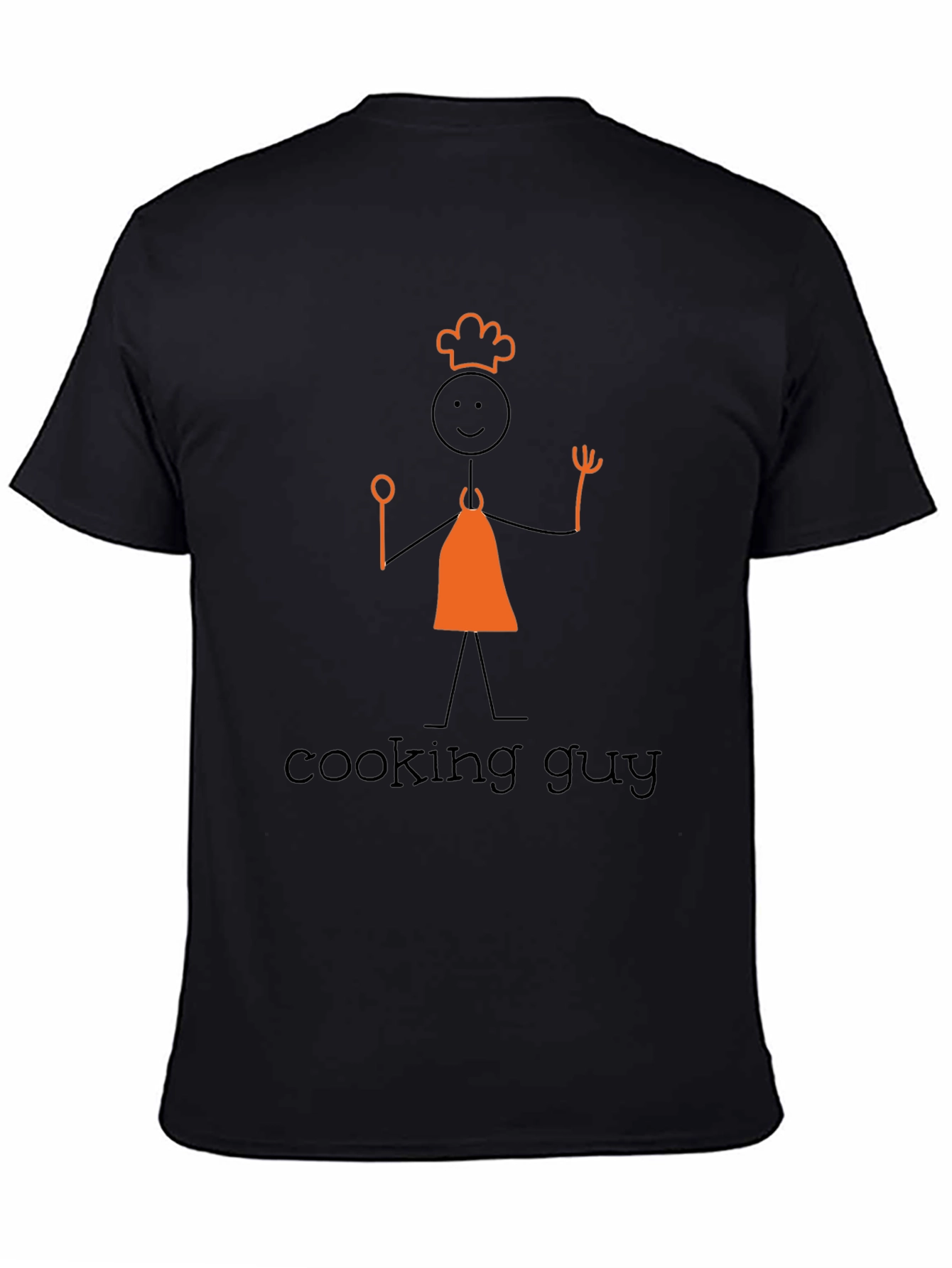 Cooking Guy Graphic Tee - Black