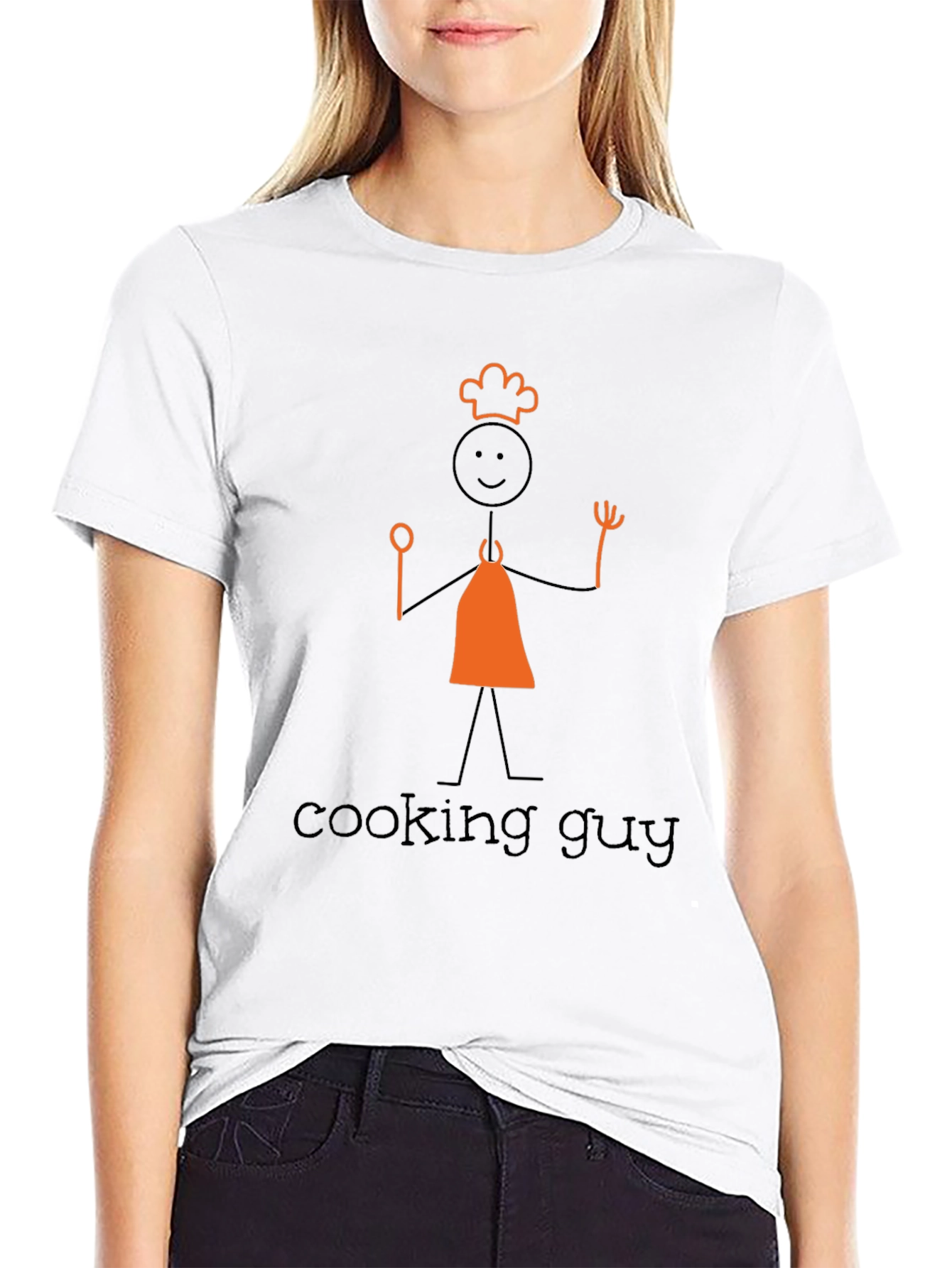 Cooking Guy Graphic Tee - Black