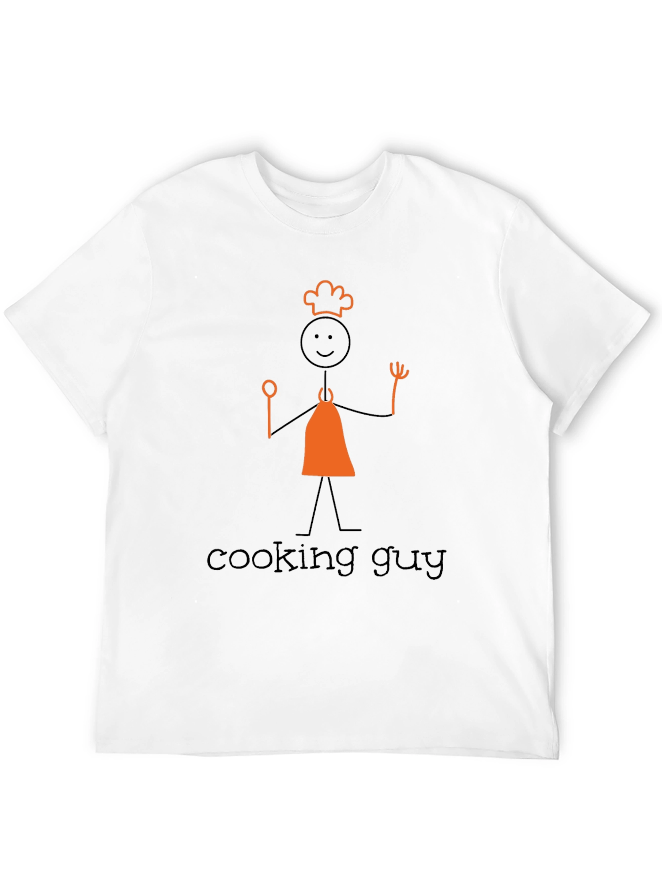 Cooking Guy Graphic Tee - Black