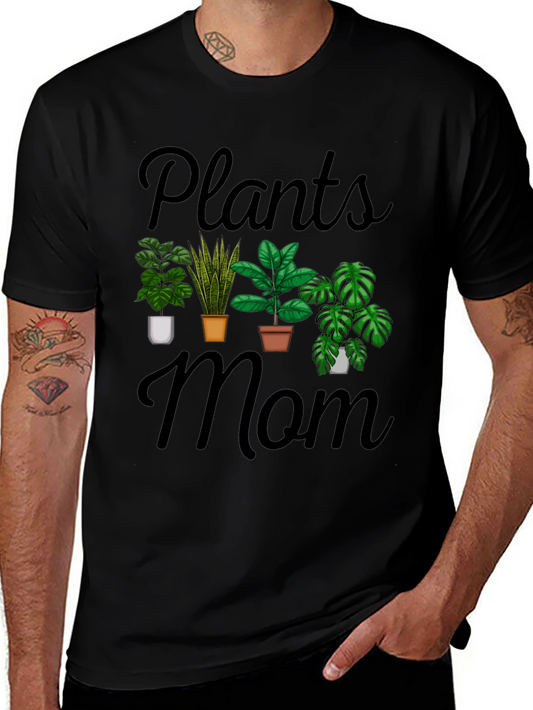 Plants Mom Graphic T-Shirt