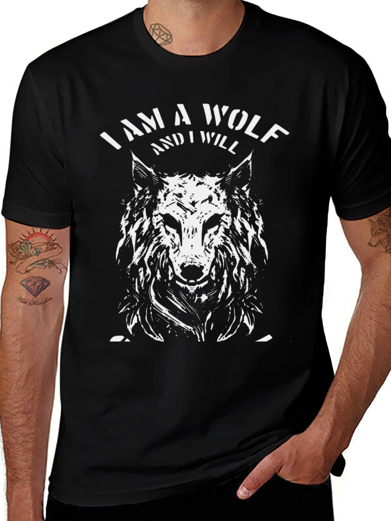 I Am a Wolf T-Shirt - Graphic Tee