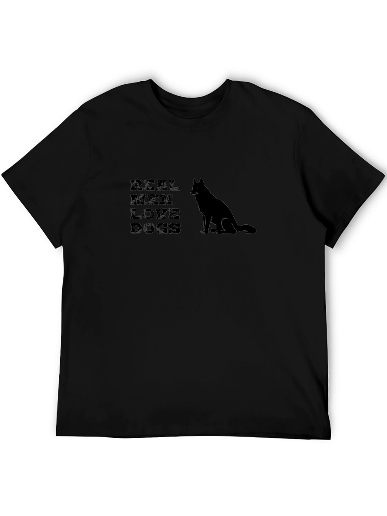 Real Men Love Dogs T-Shirt - Graphic Tee