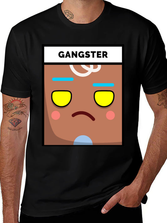 Gangster Gingerbread Man Graphic Tee